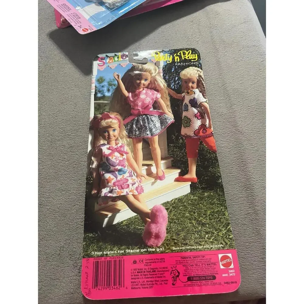 Mattel STACIE Party 'n Play Fashions 3462 Doll Outfit NEW SEALED‎ 1992 Barbie